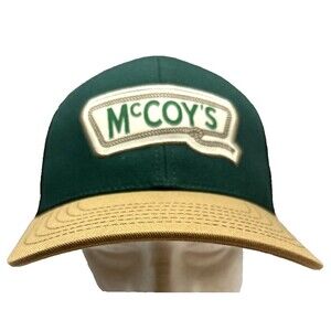 McCOY'S BUILDING SUPPLY  Mesh Back Trucker Cap.  Adjustable.  EUC